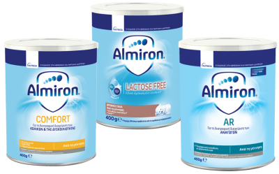 Σειρά προϊόντων Almiron για την διαχείριση των συχνών γαστρεντερικών διαταραχών - Nutricia Professionals